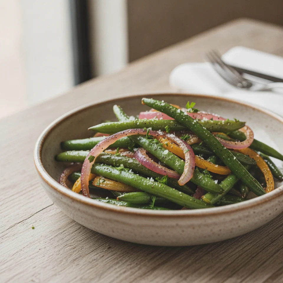 Pan-Fried Green Beans