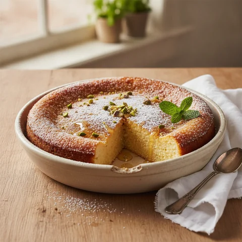 Klassischer Grießauflauf nach altem Rezept