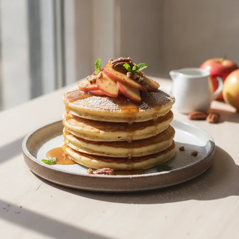 Apfel-Zimt-Pfannkuchen modern interpretiert