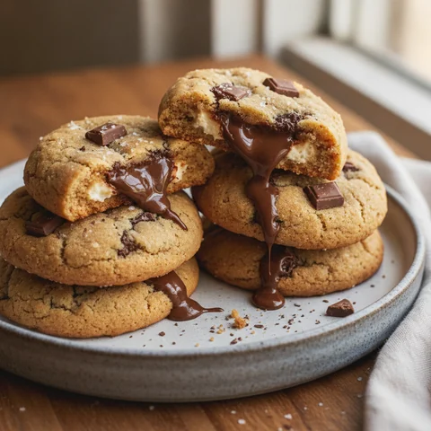 Milchschokoladen-Riegel-Cookies