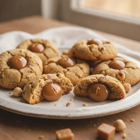 Haselnuss-Kugel-Cookies