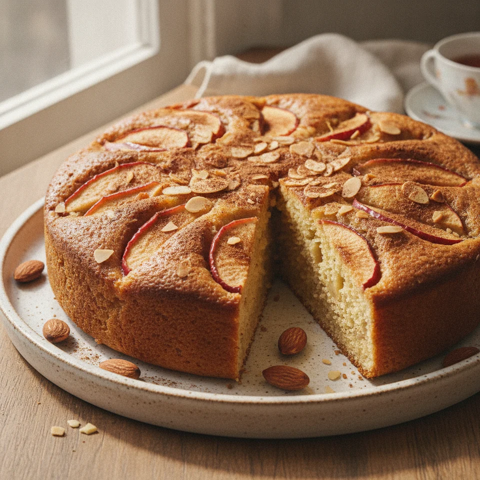 Sunken Apple Cake