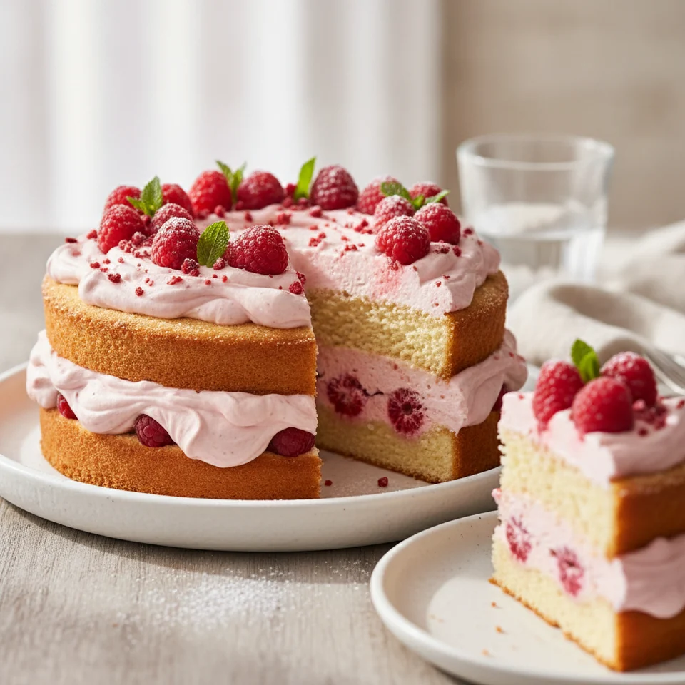 Himbeersahnetorte
