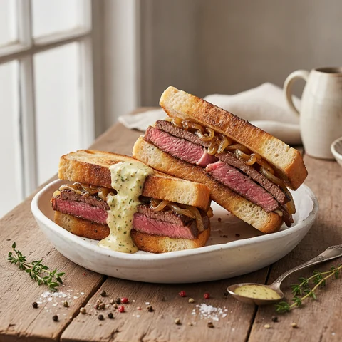Rump Steak Sandwiches