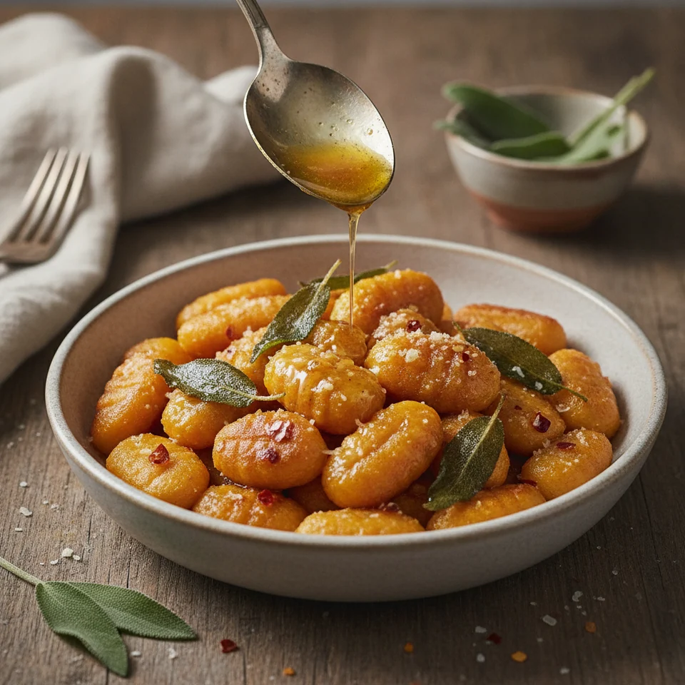 Sweet Potato Gnocchi with Sage Butter