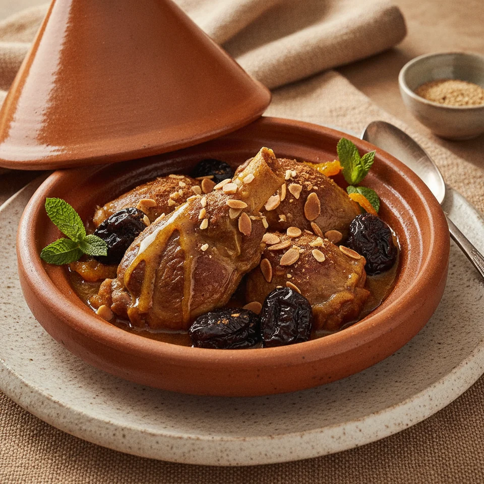 Lamm-Tajine mit Pflaumen und Honig