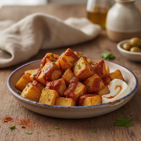 Patatas Bravas with Bravas Sauce