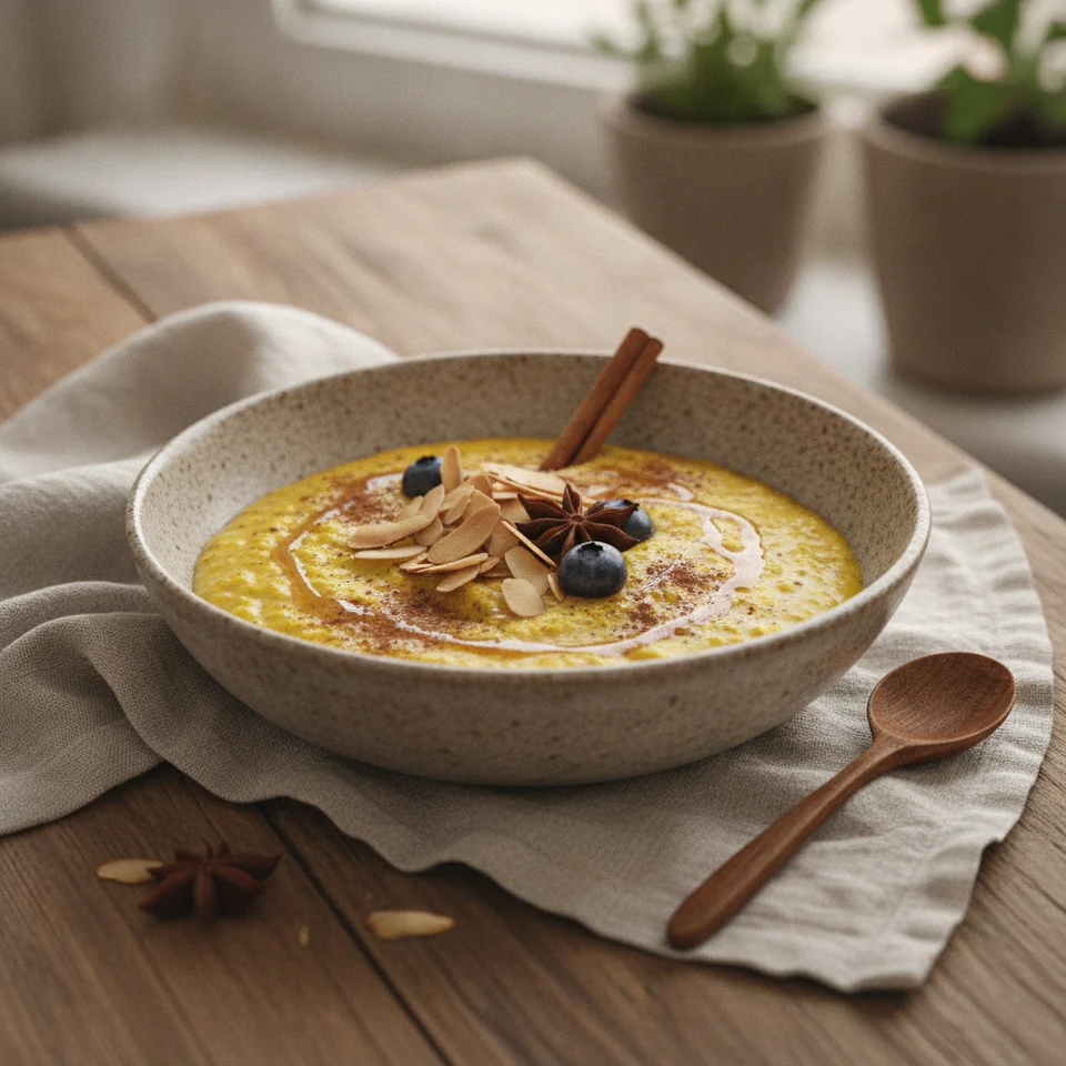 Goldener Kurkuma-Porridge