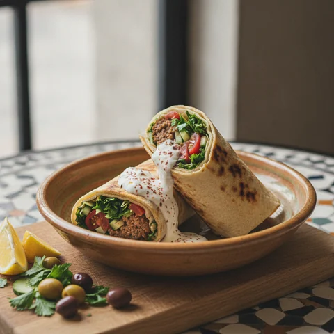 Moroccan Kebab Roll