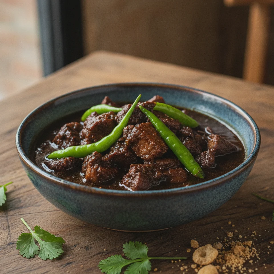 Dinuguan – philippinischer Schweineeintopf in Blutsauce