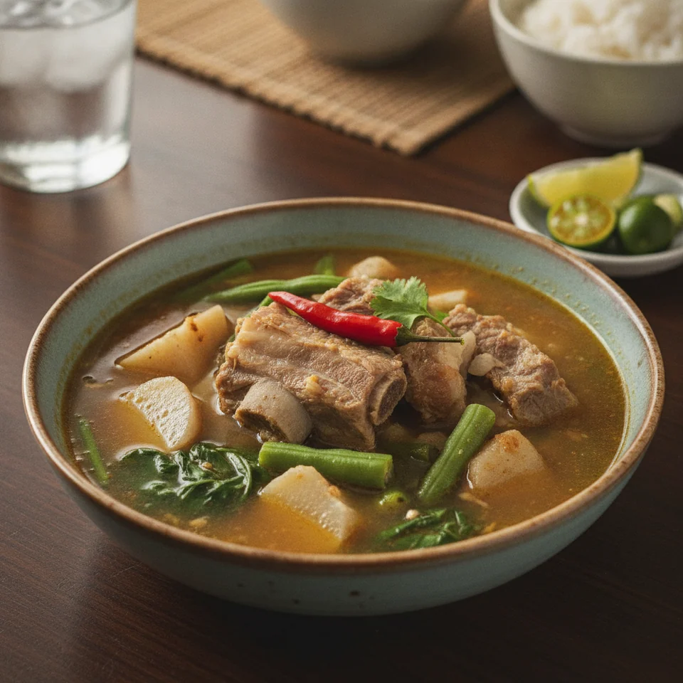 Sinigang – philippinische Tamarindensuppe