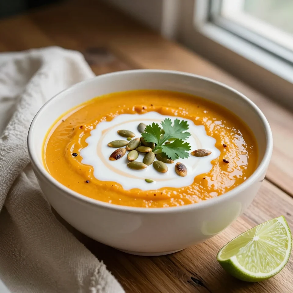 Thai Pumpkin Soup with Coconut