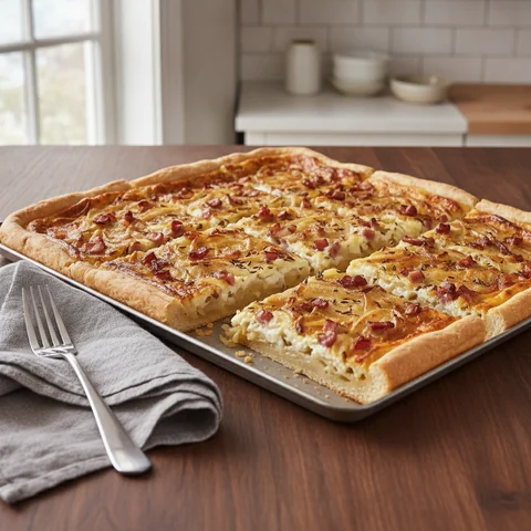 Sheet Pan Onion Tart