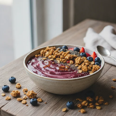 Açaí Smoothie Bowl with Granola