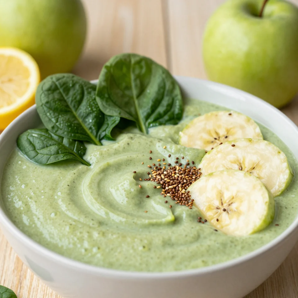 Green Spinach Apple Smoothie