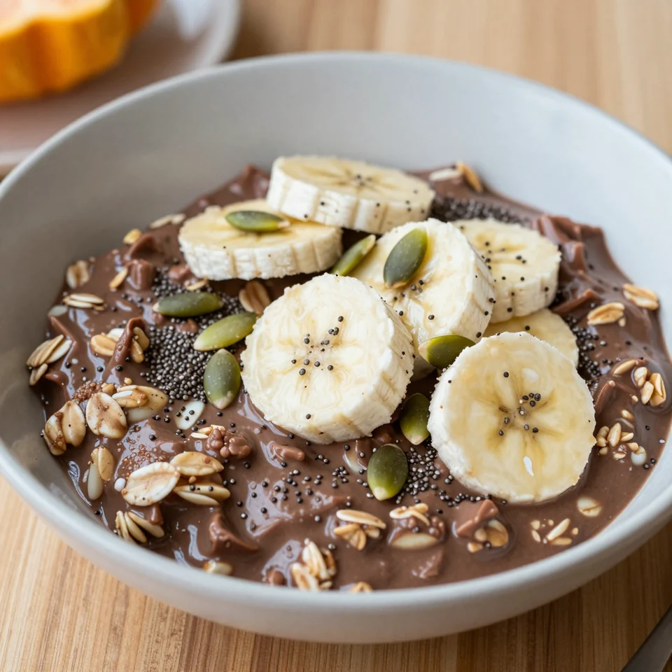 Schoko-Bananen-Overnight-Oats