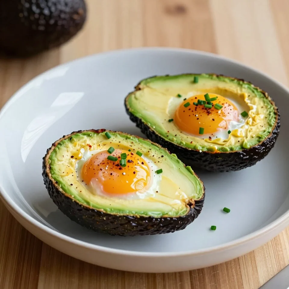 Baked Avocado with Egg