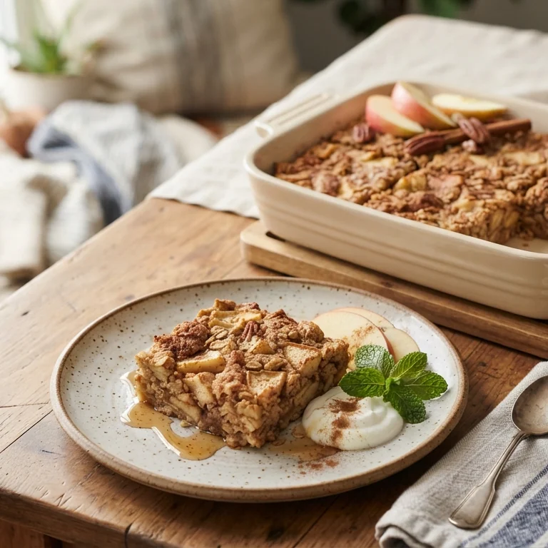 Apple Cinnamon Baked Oatmeal