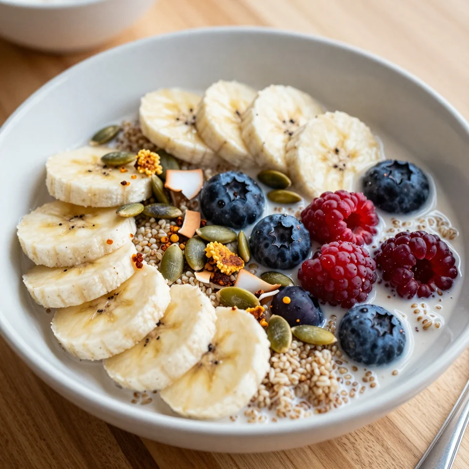 Quinoa Breakfast Bowl with Berries