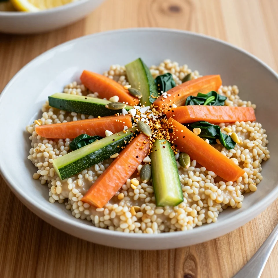 Savoury Millet Porridge with Vegetables