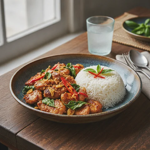 Thai-Basil-Hähnchen