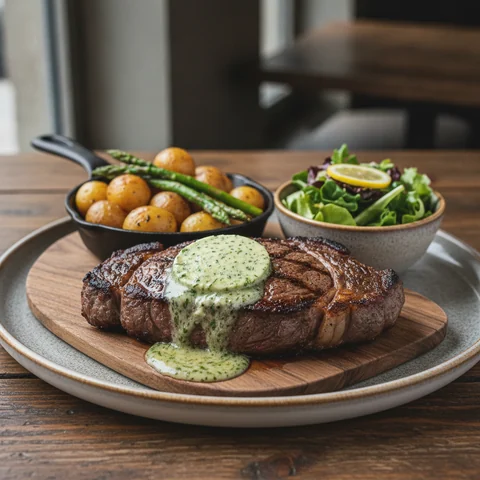 Steak with Herb Butter