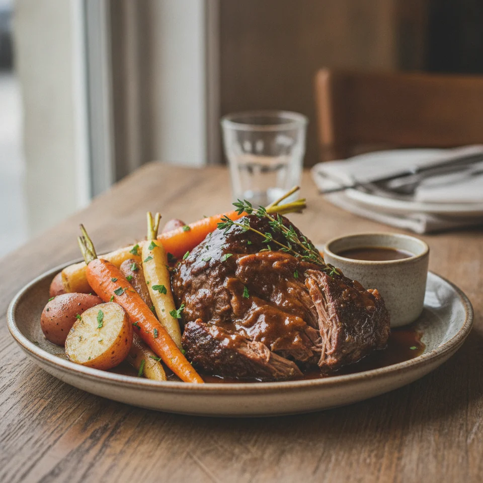Rinderschmorbraten nach traditioneller Küche