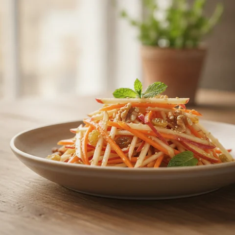 Apfel‑Karotten‑Salat nach altem Bauernrezept